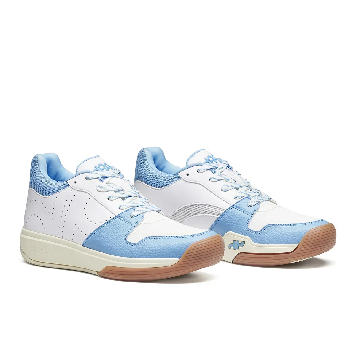 DAPS Desi Mid Sepatu Pickleball Wanita | Baby Blue/White