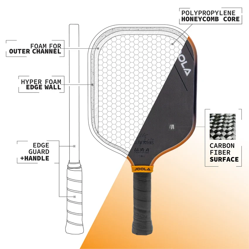 JOOLA Collin Johns Scorpeus 3S Pickleball-Schläger (16mm)