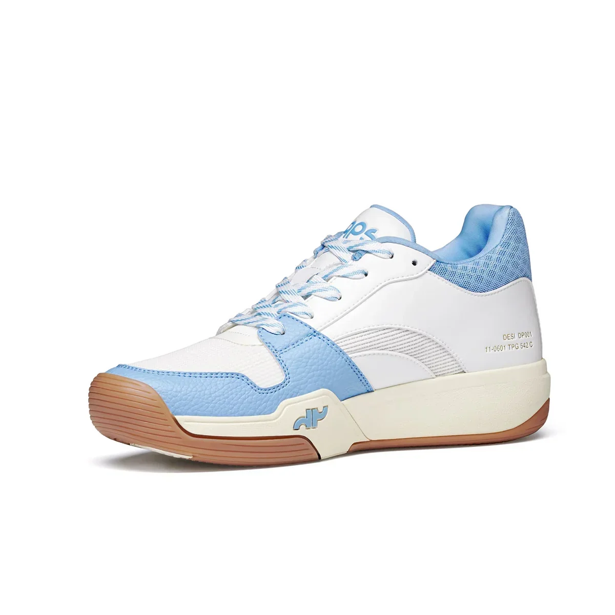 DAPS Desi Mid Sepatu Pickleball Wanita | Baby Blue/White