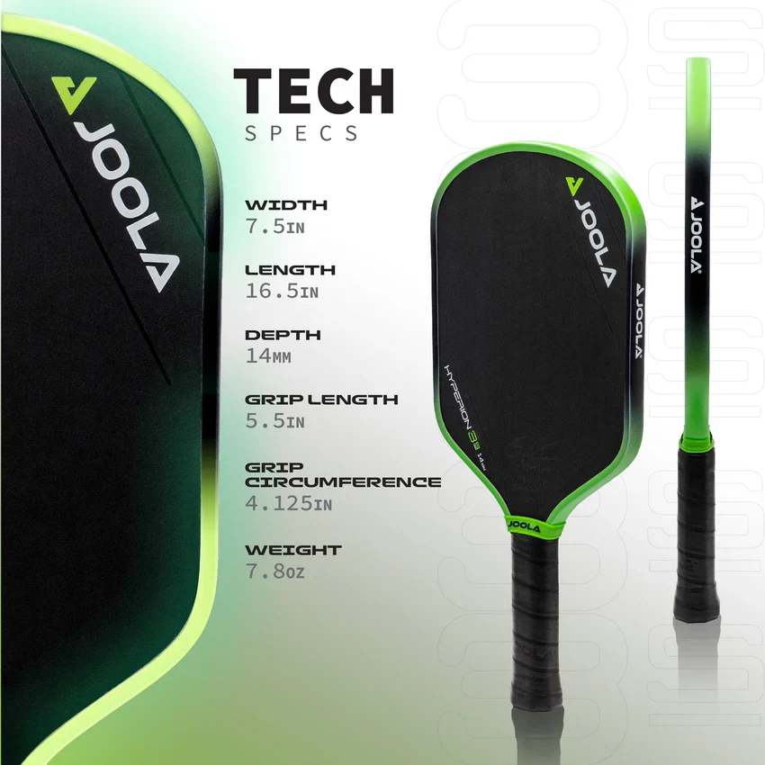 Pala de pickleball JOOLA Ben Johns Hyperion 3S (14 mm)