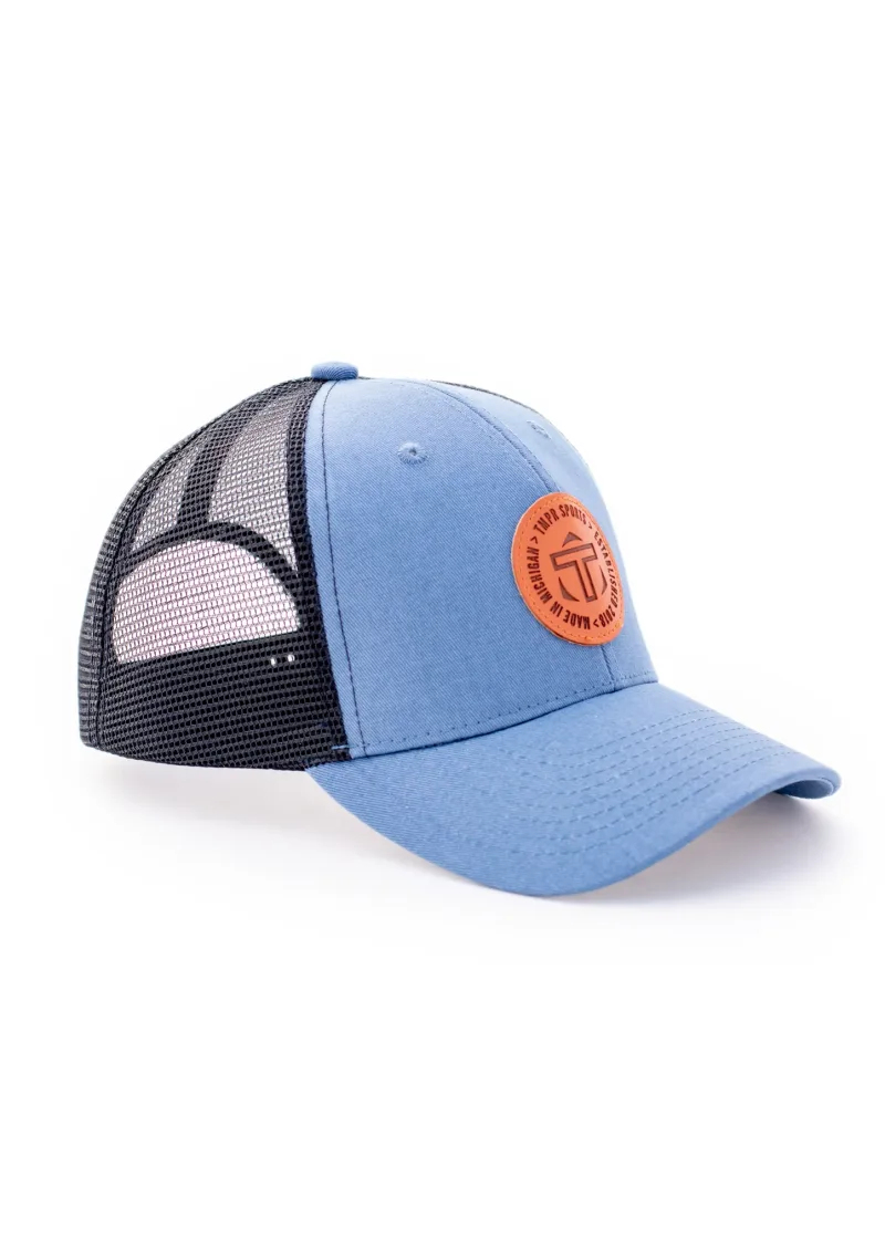 TMPR Legacy Trucker Pickleball Cap | Blue/Black