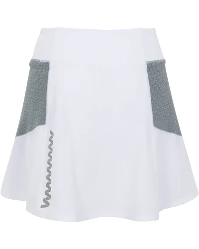 Wringer Wear Women's Indio 14" Pickleball Skirt | White