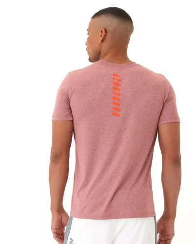 Wringer Wear Men's Wringer Performance Tee | Heather Sun Dried Tomato