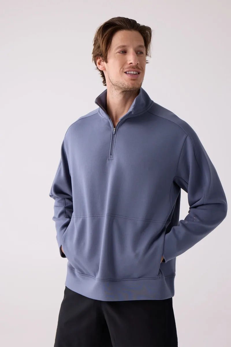 Sweatshirt com meio fecho Centerline Men's Après Quarter Zip