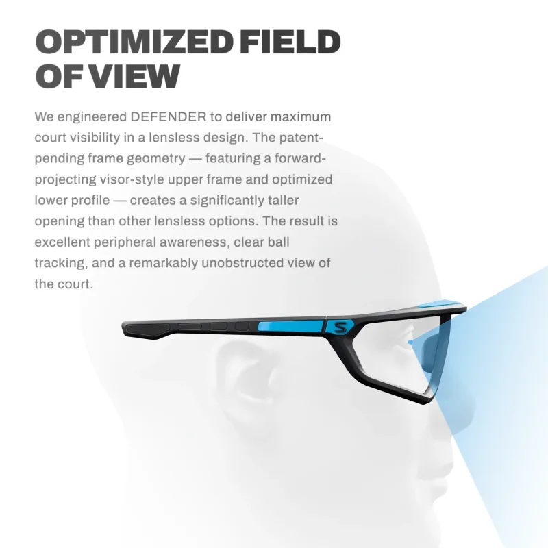 STRATE Defender Proteção Ocular sem Lentes para Pickleball