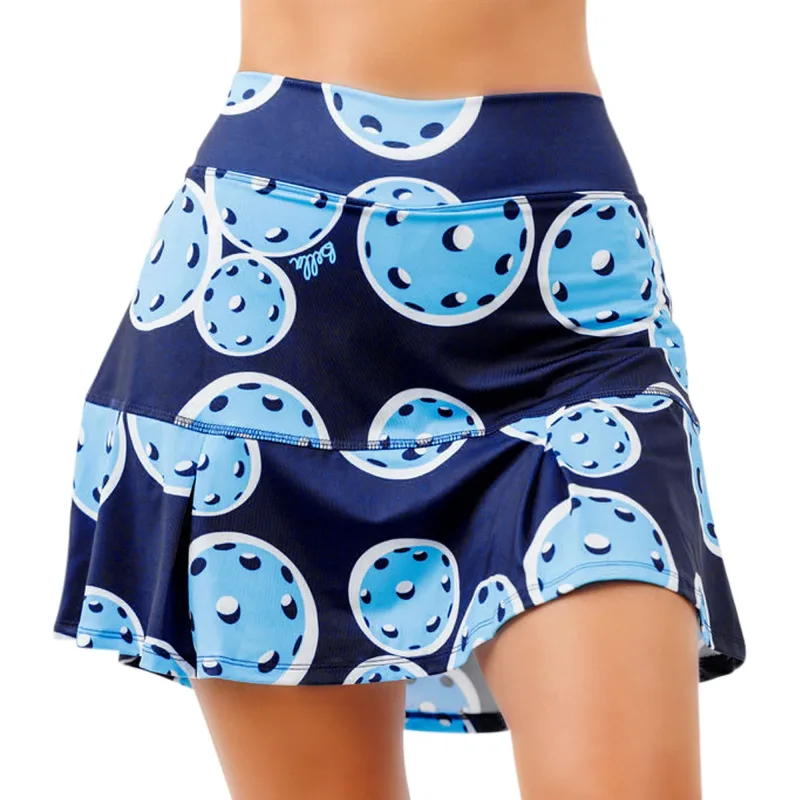 Pickleball Bella Double Bounce Drop Pleat Skort