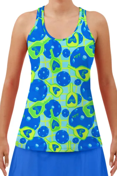 Pickleball Bella Net Worth Racerback Tank