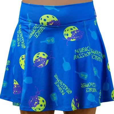 Pickleball Bella Patience Grasshopper A-Line Skort