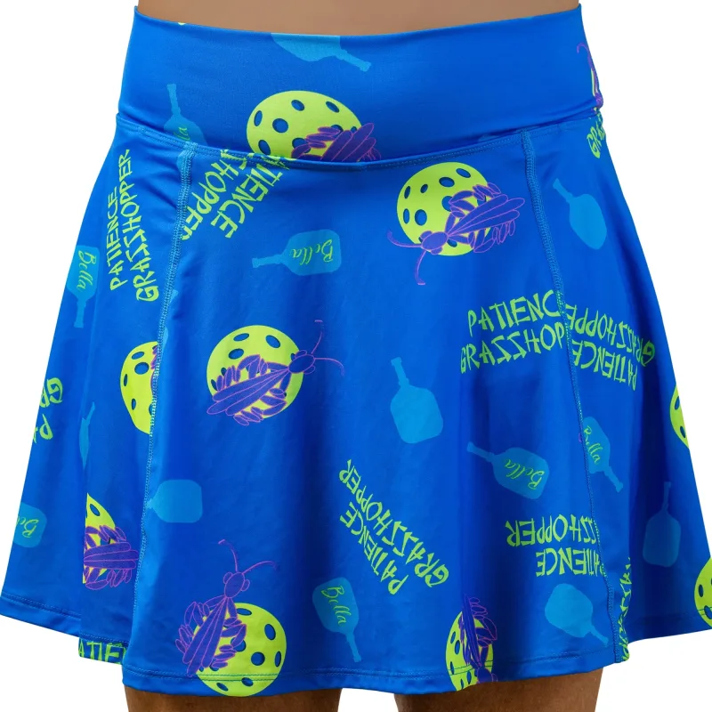 Pickleball Bella Patience Grasshopper A-Line Skort