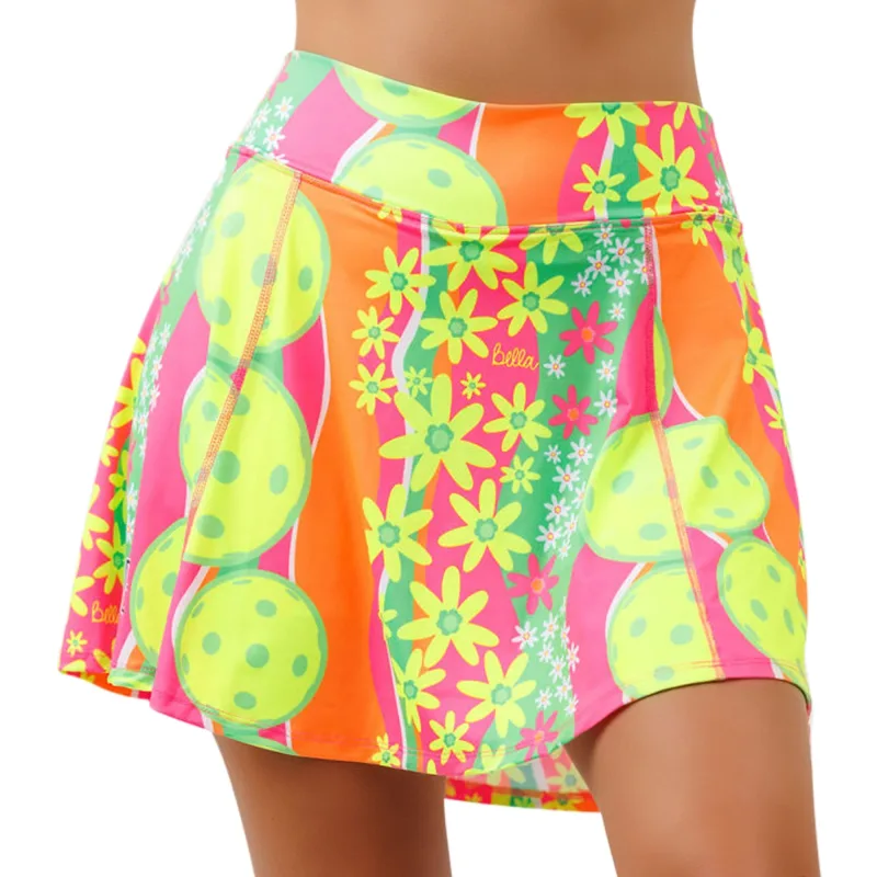 Pickleball Bella Daisy A-Line Skort