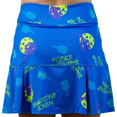 Pickleball Bella Patience Grasshopper Drop Pleat Skort