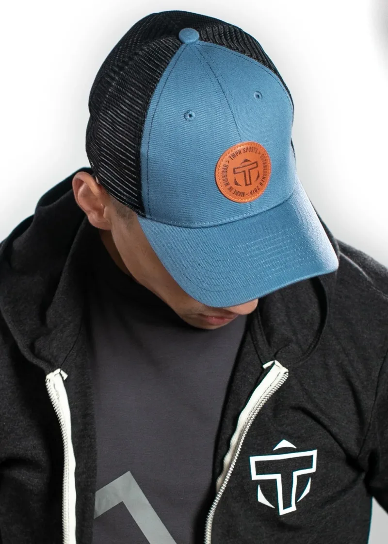 TMPR Legacy Trucker Pickleball Cap | Blue/Black