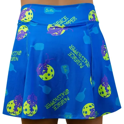 Pickleball Bella Patience Grasshopper A-Line Skort