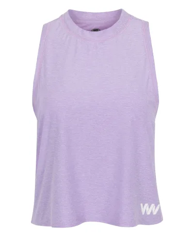Wringer Wear Women's Logo Performance Tank | Lilac Breeze