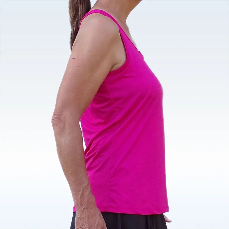 Pickleball Bella Pink Racerback Tank