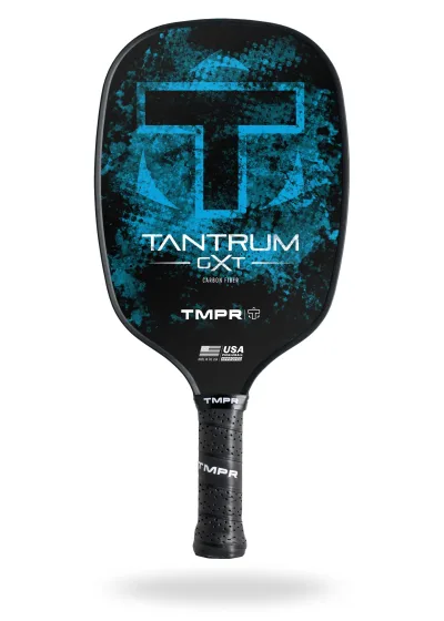 TMPR Tantrum GXT Pickleball Paddle | Carbon Fiber Face