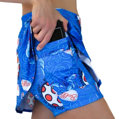 Pickleball Bella Lobster Monster Drop Pleat Skort