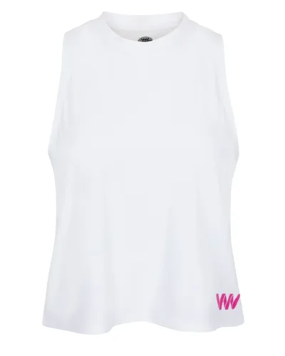 Wringer Wear Women's Logo Performance Tank | White