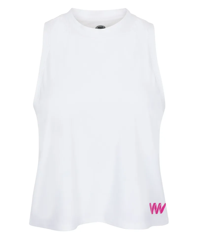 Wringer Wear Women's Logo Performance Tank | White