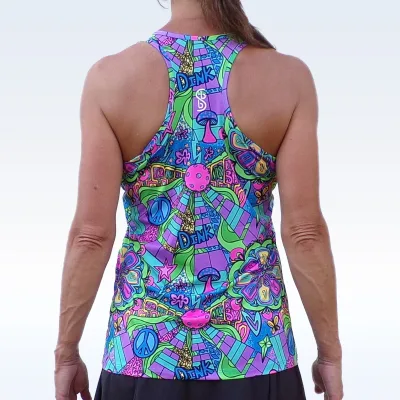 Pickleball Bella Groovy Racerback Tank