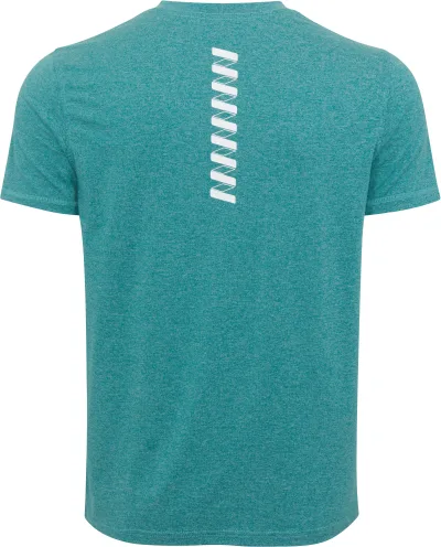 T-shirt de desempenho Wringer Wear para homem | Heather Deep Lake