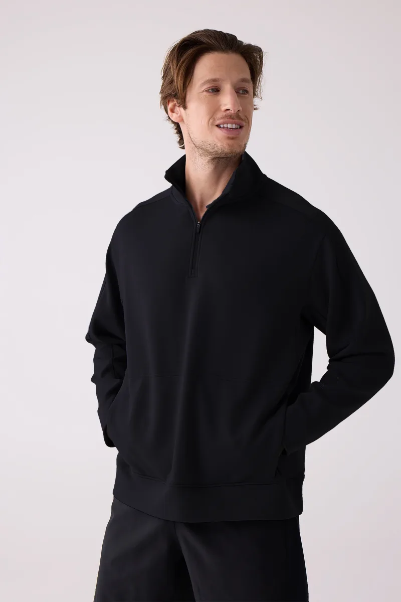 Sweatshirt com meio fecho Centerline Men's Après Quarter Zip