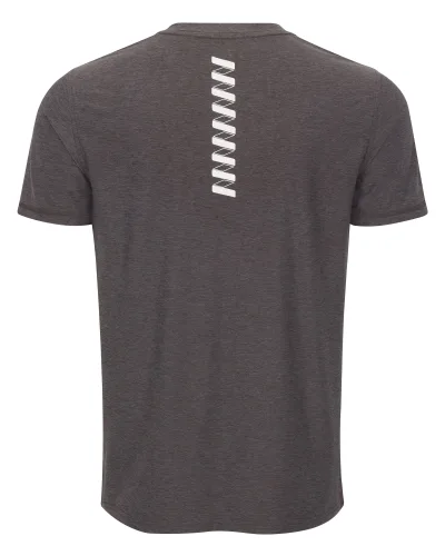 Wringer Wear Herren Logo Performance T-Shirt | Heather Forged Iron