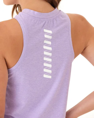 Wringer Wear Women's Logo Performance Tank | Lilac Breeze
