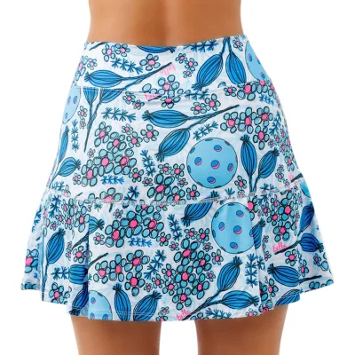 Pickleball Bella Bloomers Drop Pleat Skort