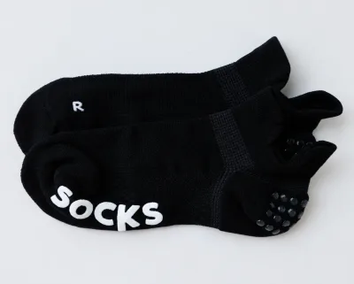 Squid Socks Zwarte Grip Sokken | Enkel