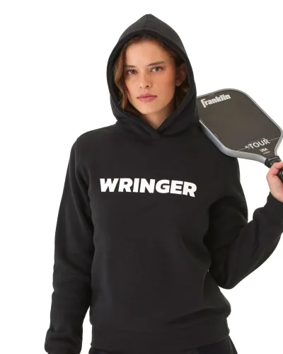 Wringer Wear Women's Core Graphic Hoodie | Black