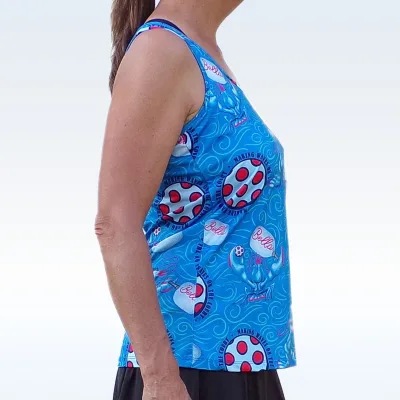 Top Racerback Pickleball Bella Lobster Monster