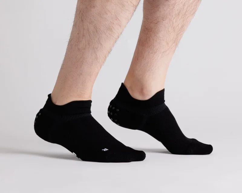 Squid Socks Chaussettes antidérapantes noires | Cheville