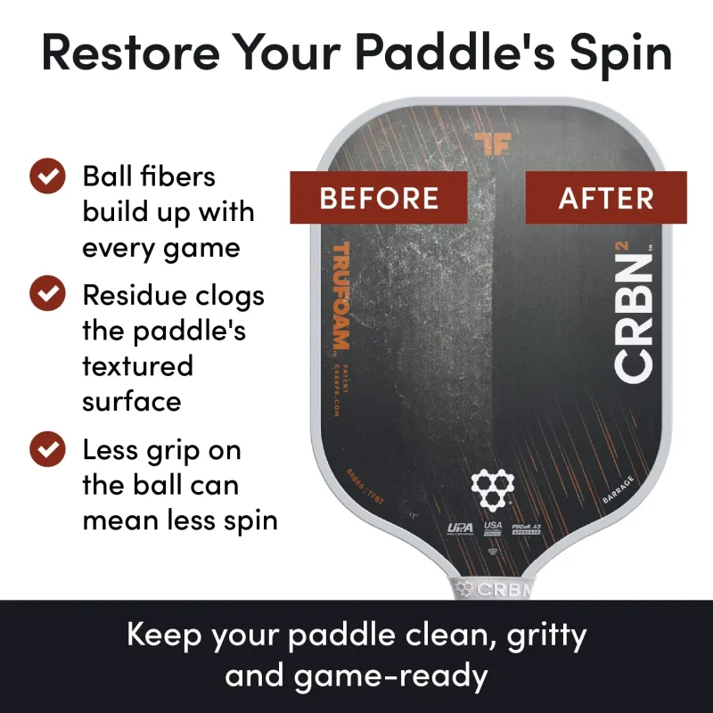 CRBN Pickleball Paddle Eraser (Black)