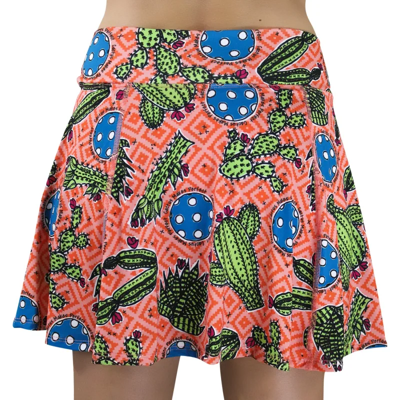 Pickleball Bella Cactus Makes Perfect 1 A-Line Skort