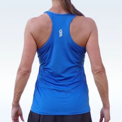 Pickleball Bella Royal Blue Racerback Tank