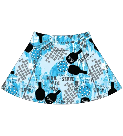 Pickleball Bella Graffiti 2 A-Line Skort