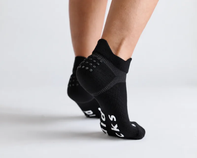 Squid Socks Zwarte Grip Sokken | Enkel