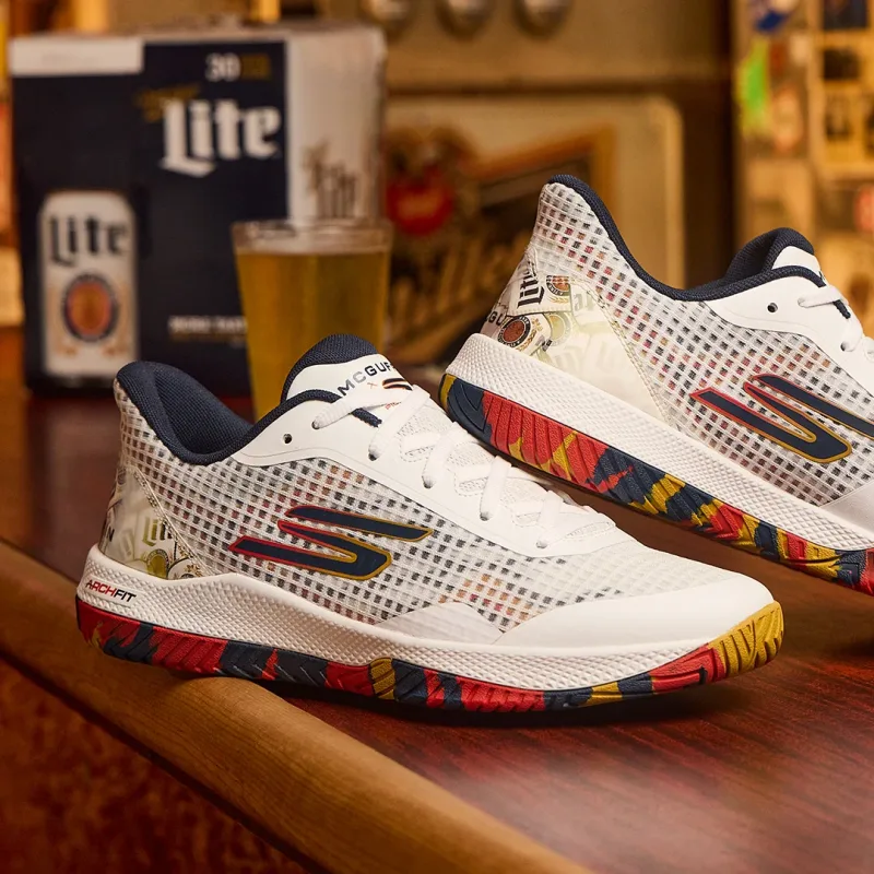 Skechers Viper Court Pro - Unisex-pickleball-kengät (Tyson / Miller Lite)