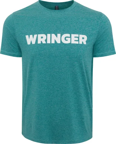 T-shirt de desempenho Wringer Wear para homem | Heather Deep Lake