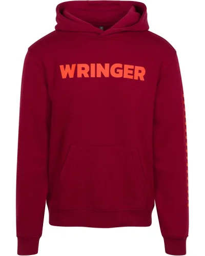 Wringer Wear Men's Core Graphic Hoodie | Heather Sun Dried Tomato