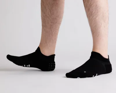 Squid Socks Zwarte Grip Sokken | Enkel