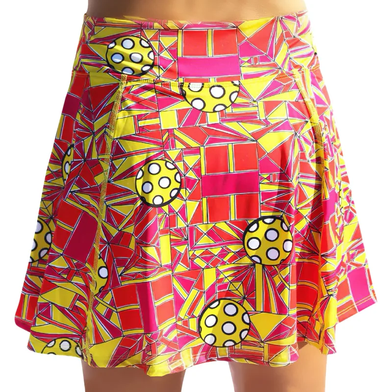 Pickleball Bella Angle Shot 1 A-Line Skort