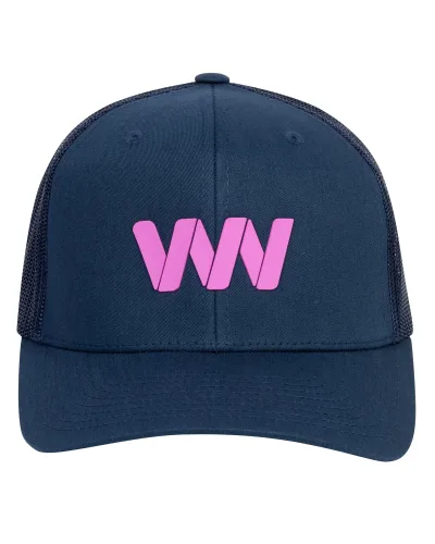 Wringer Wear Adjustable Mesh Logo Pickleball Hat | Navy
