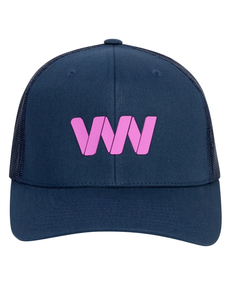 Wringer Wear Adjustable Mesh Logo Pickleball Hat | Navy