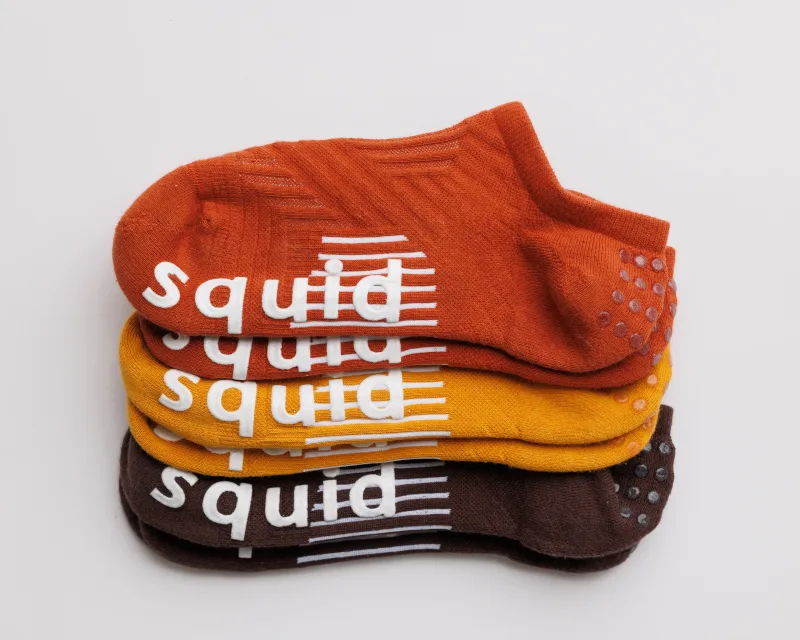 Squid Socks Fall Fanatic Grip Socks | No-Show