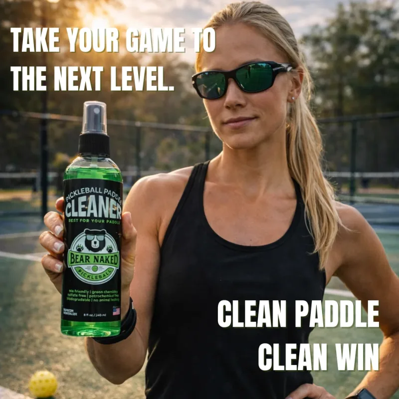 Bear Naked Pickleball -mailapallomailan puhdistusaine | 8 oz
