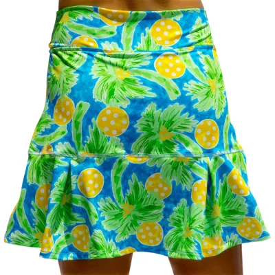 Pickleball Bella Palms 1 Drop Pleat Skort