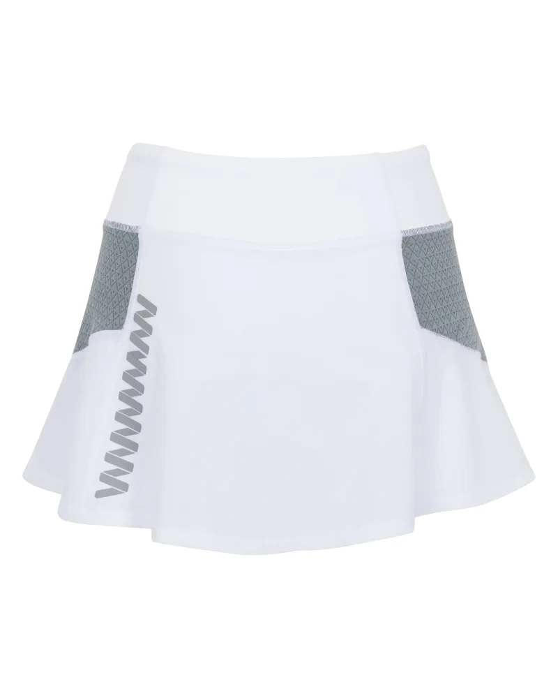 Wringer Wear Women's Moab 12" Pickleball Skirt | White