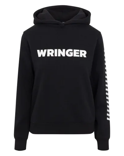 Wringer Wear Women's Core Graphic Hoodie | Black